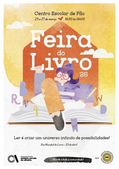 Cartaz da Feira do Livro